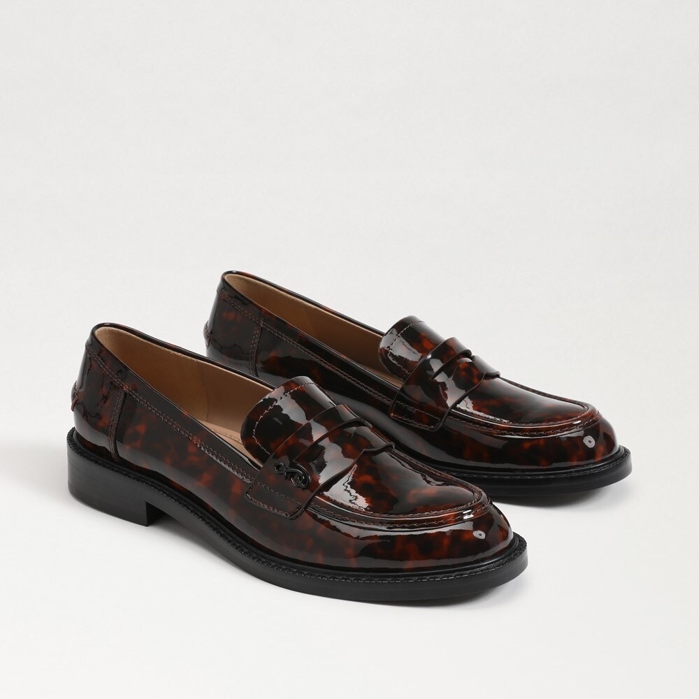Sam Edelman Colin Loafer Brown Multi